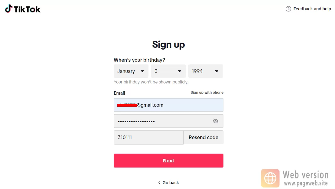 Tiktok web version:official website registration and login tutorial