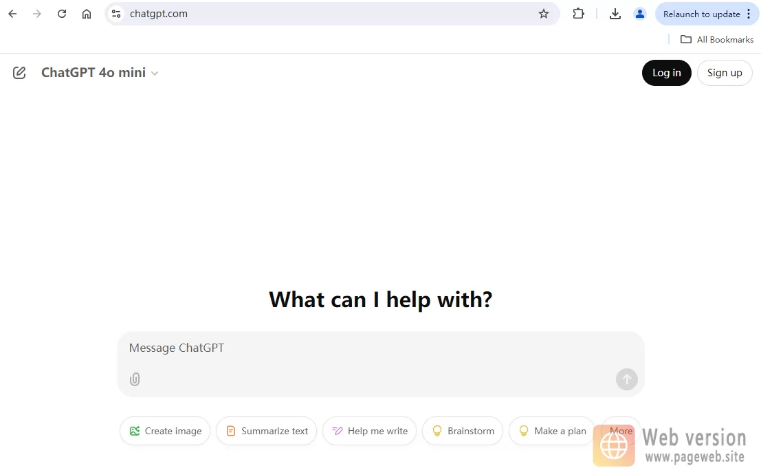 ChatGPT web version (official website login tutorial)