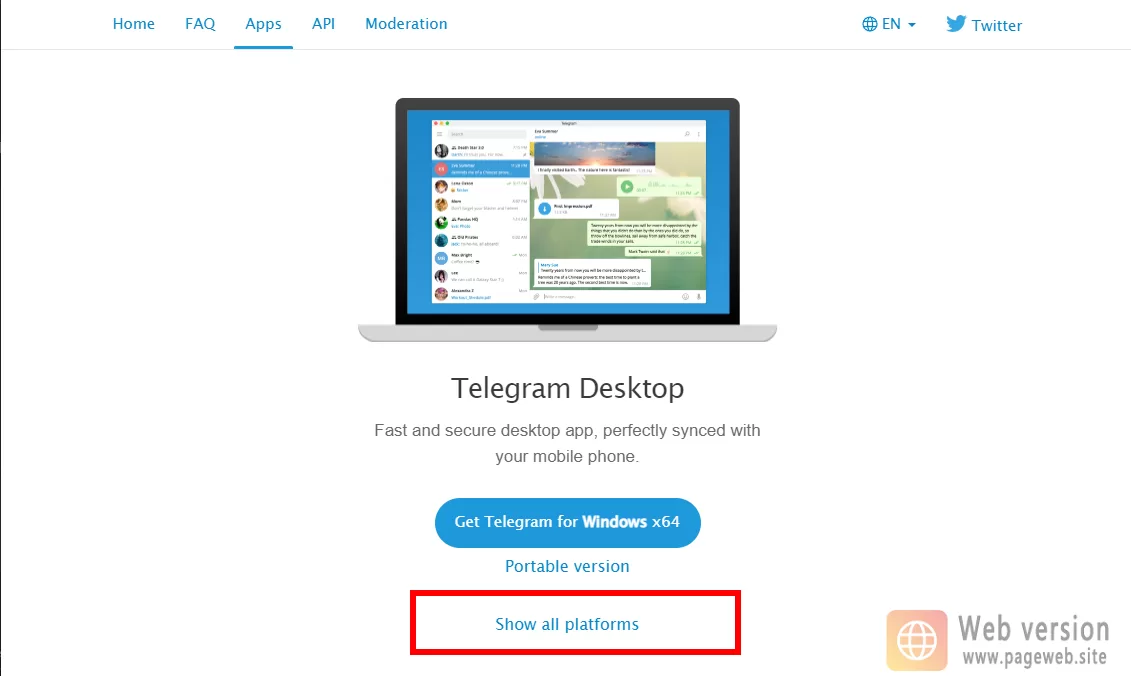 Telegram Web Login URL (Official Website)