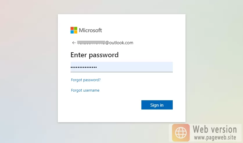 Outlook web version login official website login tutorial