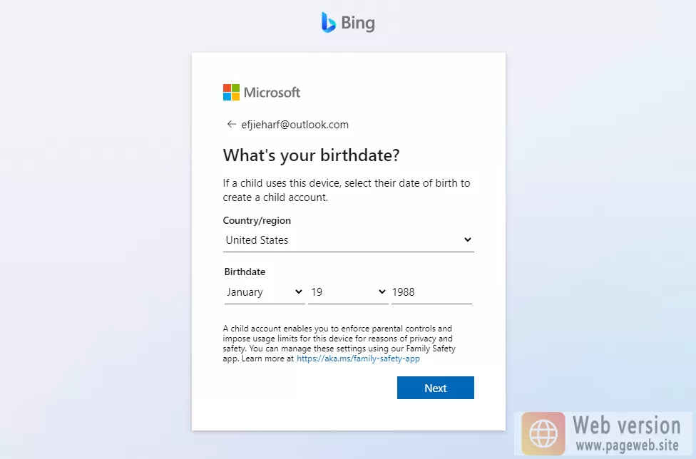 Bing web version entrance official website link