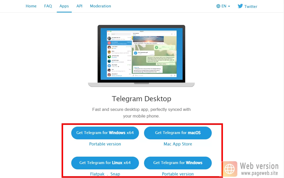 Telegram Web Login URL (Official Website)