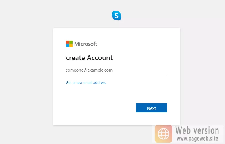 Skype web version official website login tutorial