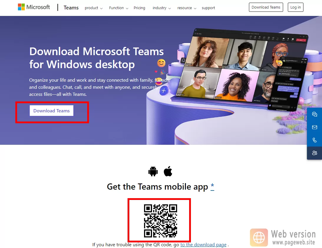 Teams web version (teams official website login URL)